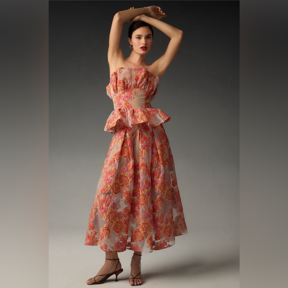 ELLIAT Fidelity Ruffle Midi Dress